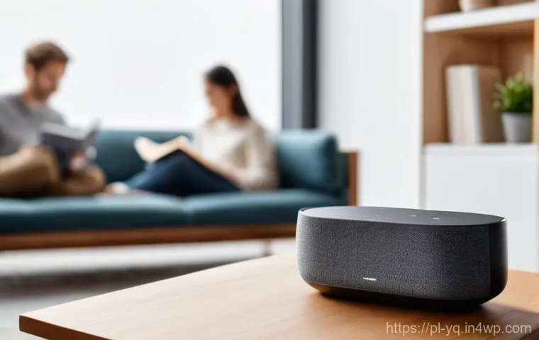 음성 인터페이스와 UX UI 디자인의 상관관계 - **Prompt 1: Effortless Smart Home Command**
    "A cozy, sunlit living room with modern, minimalist ...